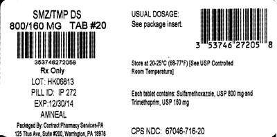 100 Ct. - sulfamethoxazole and trimethoprim tablets usp 4
