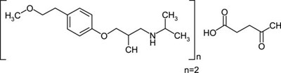 Metoprolol Succinate Structural Formula - image 01