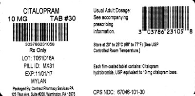 image-02.jpg Citalopram Tablets, USP 10 mg Bottle Label - image 02