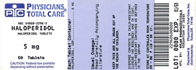 Haloperidol Tablets 5 mg Bottles - 2296