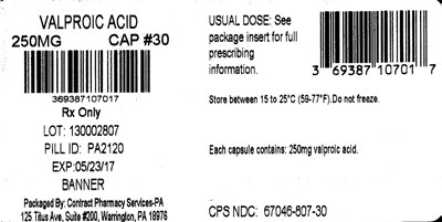 Principal Display Panel (250 mg Capsule Bottle Label)