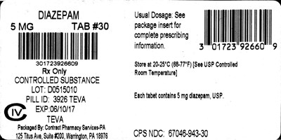 9ba8c4da-285c-4c02-996c-8bff3456abb9-03.jpg Diazepam Tablets USP 5 mg CIV 100s Label - 9ba8c4da 285c 4c02 996c 8bff3456abb9 03