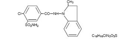 Structure (Indapamide Tablets 1)