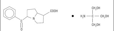 Ketorolac-tromethamine-structure (Ketorolac Tromethamine Structure)