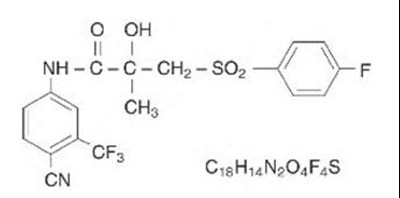 Chemical Structure - bicalutamide 01