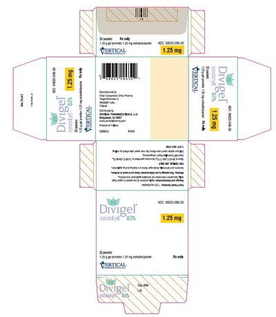 Divigel 1.25 mg Serialized Trade Carton 152533-2 R1019 (Divigel 15)