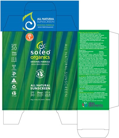 PRINCIPAL DISPLAY PANEL - 80 g Tube Carton - soleo 01