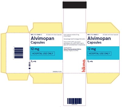 Unit Dose Carton (Alvimopan 04)
