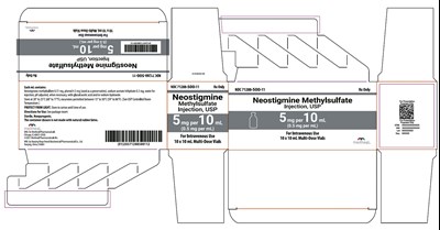 neostig-5mg-carton.jpg PRINCIPAL DISPLAY PANEL – Neostigmine Methylsulfate Injection, USP 5 mg per 10 mL Carton - neostig 5mg carton