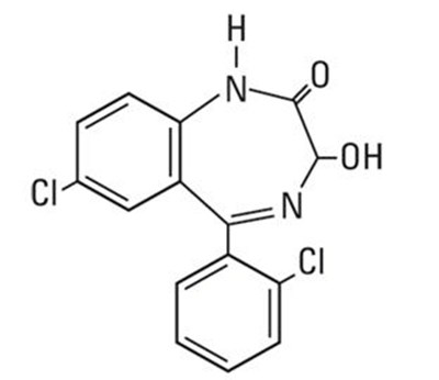 Chemical Structure (Lorazepam 01a)