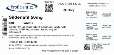 71205-542-30 (Sildenafiltab50mg30s)