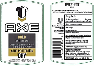 AxeGoldAPDeo - 83332347Label