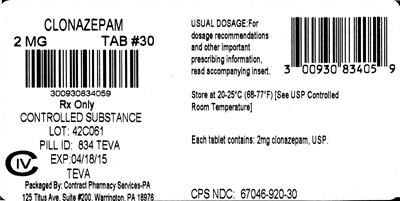 Clonazepam Tablets Usp 2 mg Civ 500s Label (D6db2ac2 93f8 4d95 915a Ed5fa80a023a 04)