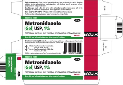 metronidazole-02.jpg PRINCIPAL DISPLAY PANEL - 45 g Tube Carton - metronidazole 02