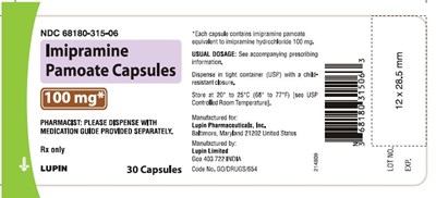 c7c6db09-d555-44fe-8f7d-d586f9167982-04.jpg Imipramine Pamoate Capsules100 mg - Bottle of 30s NDC 68180-315-06 bottles of 30 - c7c6db09 d555 44fe 8f7d d586f9167982 04