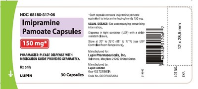 c7c6db09-d555-44fe-8f7d-d586f9167982-08.jpg Imipramine Pamoate Capsules150 mg - Bottle of 30s NDC 68180-317-06 bottles of 30 - c7c6db09 d555 44fe 8f7d d586f9167982 08
