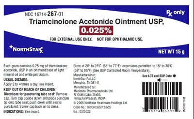 505 (Triamcinolone 0 025 15gm Tube)