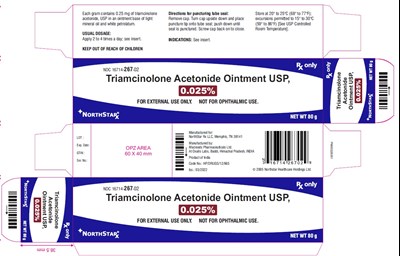 505 (Triamcinolone 0 025 80gm Carton)