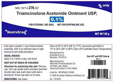 505 (Triamcinolone 0 1 80 Gm Tube)