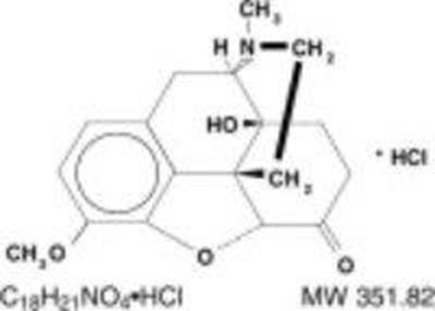 Chemical Structure - roxicodone 1