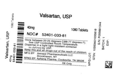 Label (53401 0033 81)