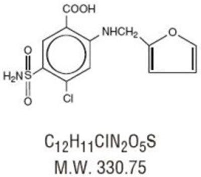 Furosemide Structural Formula - 152218f4 8887 42ac 838c 7340b0a553a8 01