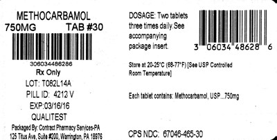 methocarbamol-3.jpg This is an image of the Methocarbamol Tablets, USP 750mg 100ct label. - methocarbamol 3