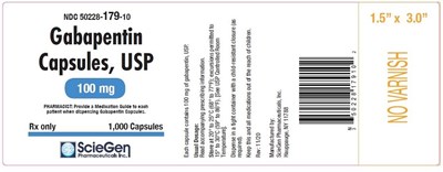 Gabapentin 100mg 1000cap