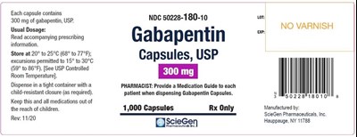 Gabapentin 300mg 1000cap