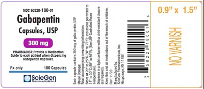 Gabapentin 300mg 100cap