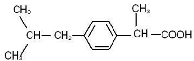 Chemical Structure (Ibuprofen 1)