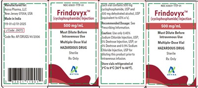 8b6290e7-533f-4b49-8f00-a84e22abfb35-03.jpg Frindovyx (cyclophosphamide) Injection, 500 mg/ mL - Carton Label - 8b6290e7 533f 4b49 8f00 a84e22abfb35 03