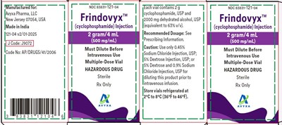 8b6290e7-533f-4b49-8f00-a84e22abfb35-07.jpg Frindovyx (cyclophosphamide) Injection, 2 g/ 4 mL - Carton Label - 8b6290e7 533f 4b49 8f00 a84e22abfb35 07