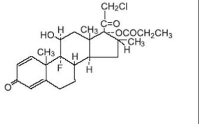 str - Clobetasol structure