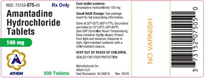 Image Description (Tablets 500ct Label)