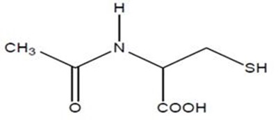 Acetylcysteine Chemical Structure (Acetylcysteine Str)