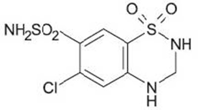 Hctz Chem Structure (Lisinopril And Hydrochlorothiazide 10mg12 5mg 2)