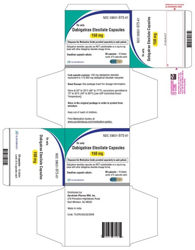 PACKAGE LABEL-PRINCIPAL DISPLAY PANEL - 150 mg (10 x 6 Capsules Blister Carton) - dabigatran fig12