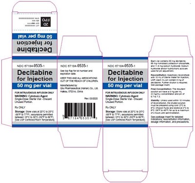 Decitabine For Injection Carton Label (03)