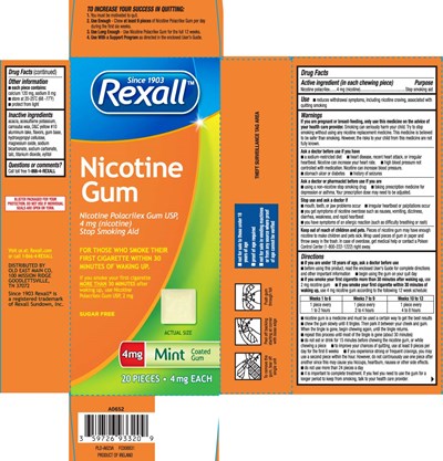 Nicotine Polacrilex 4 mg (nicotine) (Nicotine 4 mg Mint Coated Usp Gum 1)