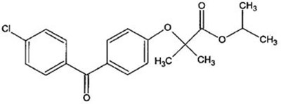 Fenofibrate Structural Formula (Image 01)