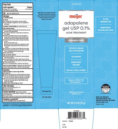 Adapelene, Usp 0.1% (retinoid)* *read Consumer Information Leaflet (Adapalene Gel Usp 0 1 Percent Paraben Free 0 5 Oz  1)