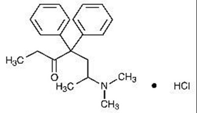 Chemical Structure - methadone hydrochloride oral solution 1