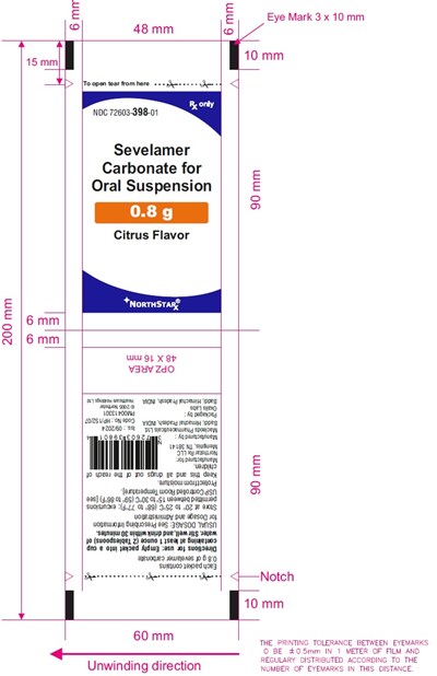 222 (Sevelamer Carbonate Suspension Foil Label)