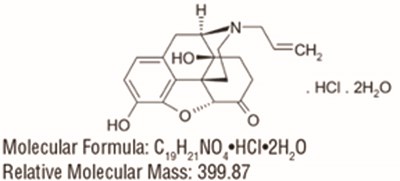 Chem Structure (Rezenopy Naloxone HCl Nasal Spray 1)