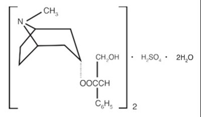 Hyoscyamine Sulfate Chemical Structure (Hyoscyamine Er 01)