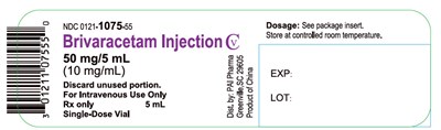 Vial For Brivaracetam Injection 5 mL (Brivar Inj 3)