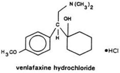 venlafaxine-str.jpg Chemical Structure - venlafaxine str