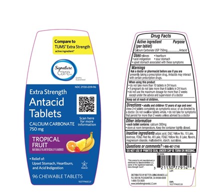 image-01.jpg HEB Tropical Fruit Antacid 96 Chewable Tablets - image 01