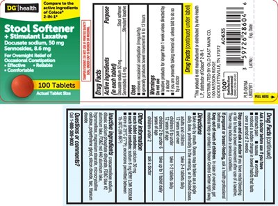 Docusate Sodium 50 mg, Sennosides 8.6 mg (Stool With Laxative 8 6 mg Red Tablets Tcb 1)